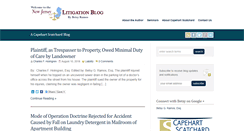 Desktop Screenshot of njlitigationblog.com
